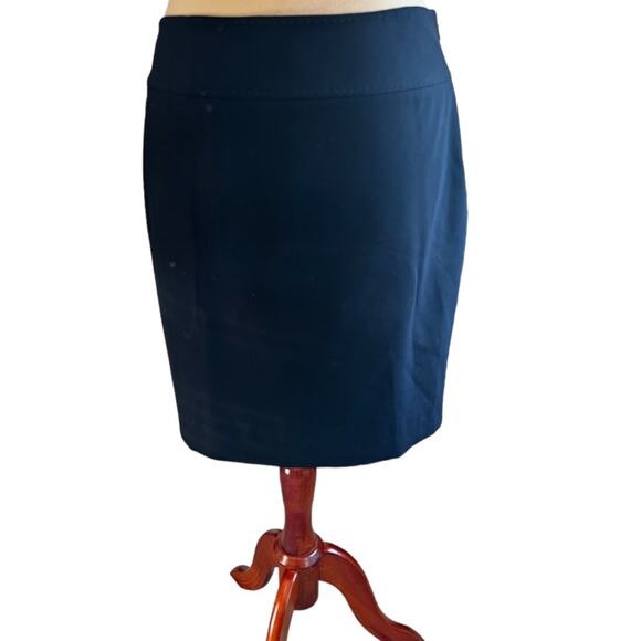 Elie Tahari Black Wool Pencil Skirt - Size 14 - Picture 1 of 9